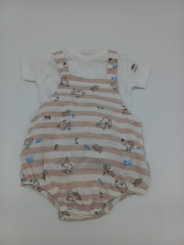 SALOPETTE CON T-SHIRT