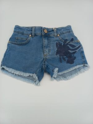 17188085787996980618472381222637 SHORT JEANS CON RICAMO