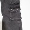 4D__6661 JEANS CARGO CON BORCHIETTE "SARAH CHOLE"