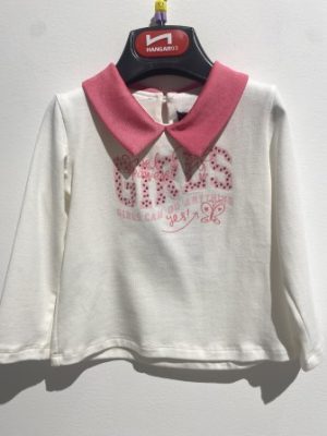 Z8092B MAGLIA CON COLLETTO "HANGAR93"